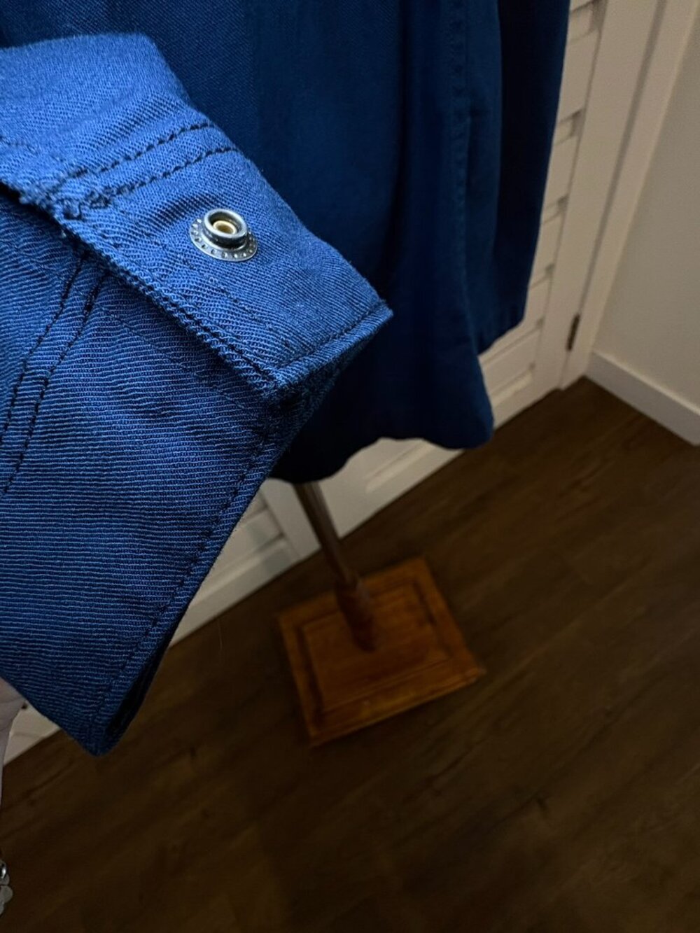 The North Face Shipler Cotton Utility Coastal New England Jacket Montague Blue L - Picture 10 of 15
